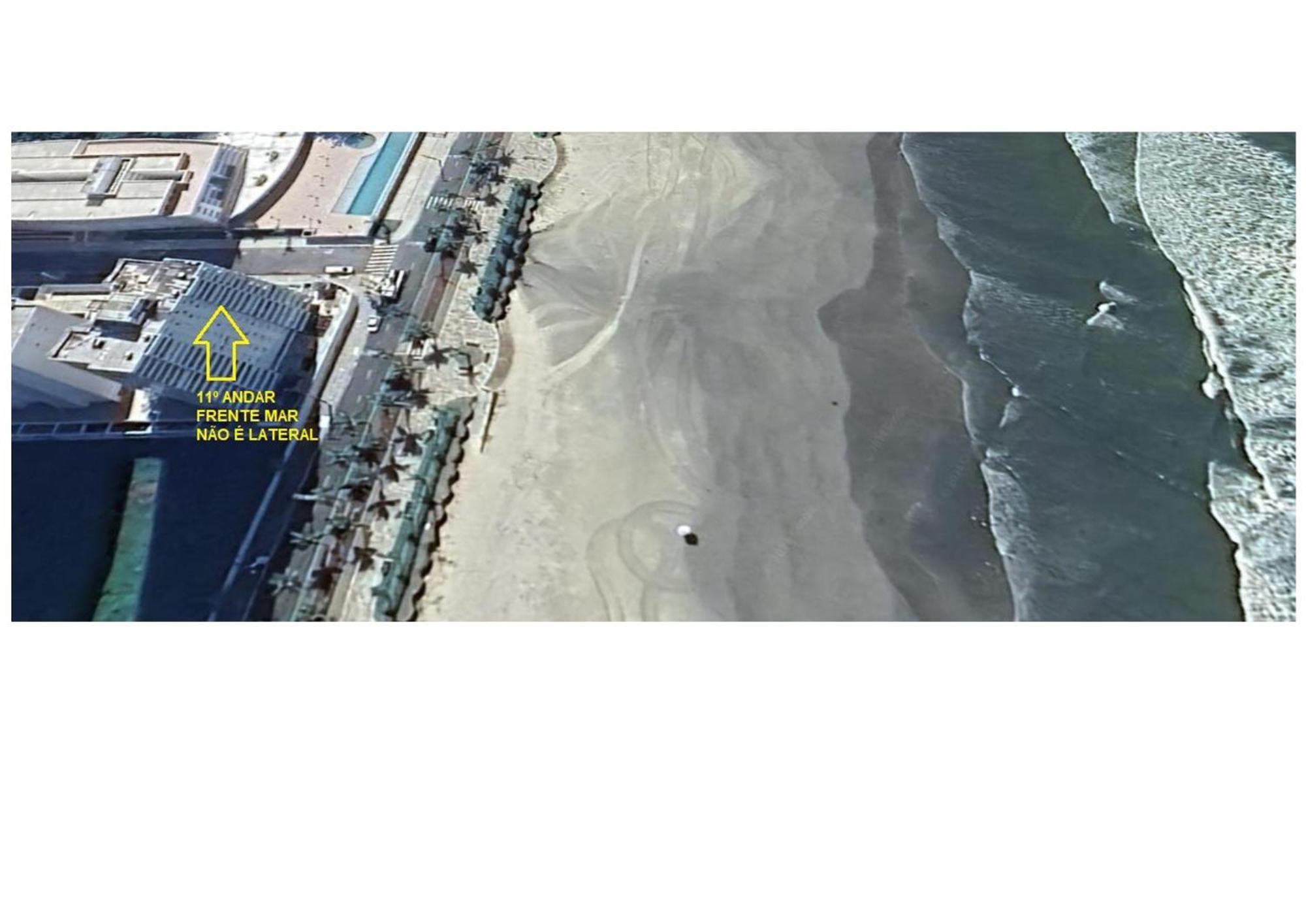 Apartamento Frente Mar Pe Na Areia Praia Grande (Santos) Exterior foto